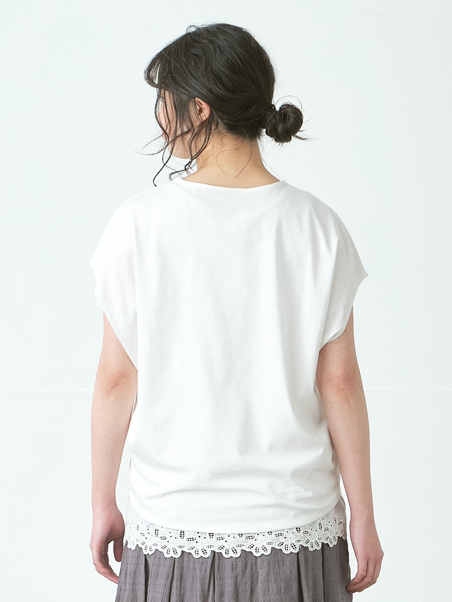 D6641ドルマンカットソー　天竺のオフの画像