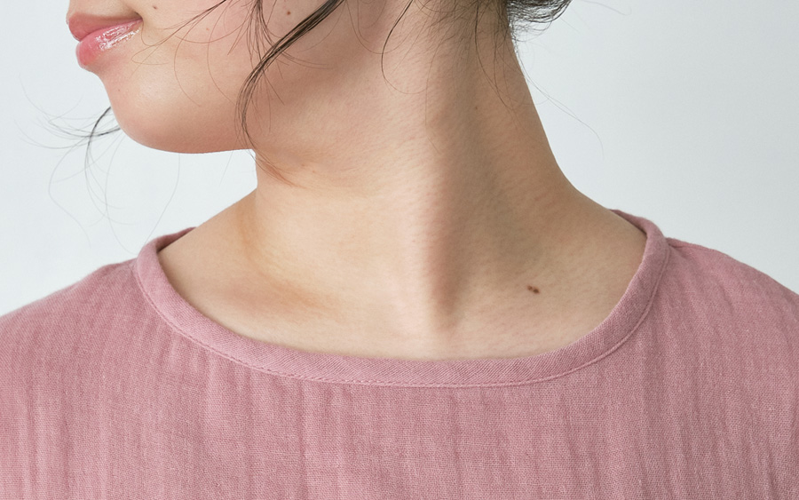 D9753プルオーバーブラウス 綿ダブルガーゼの商品画像