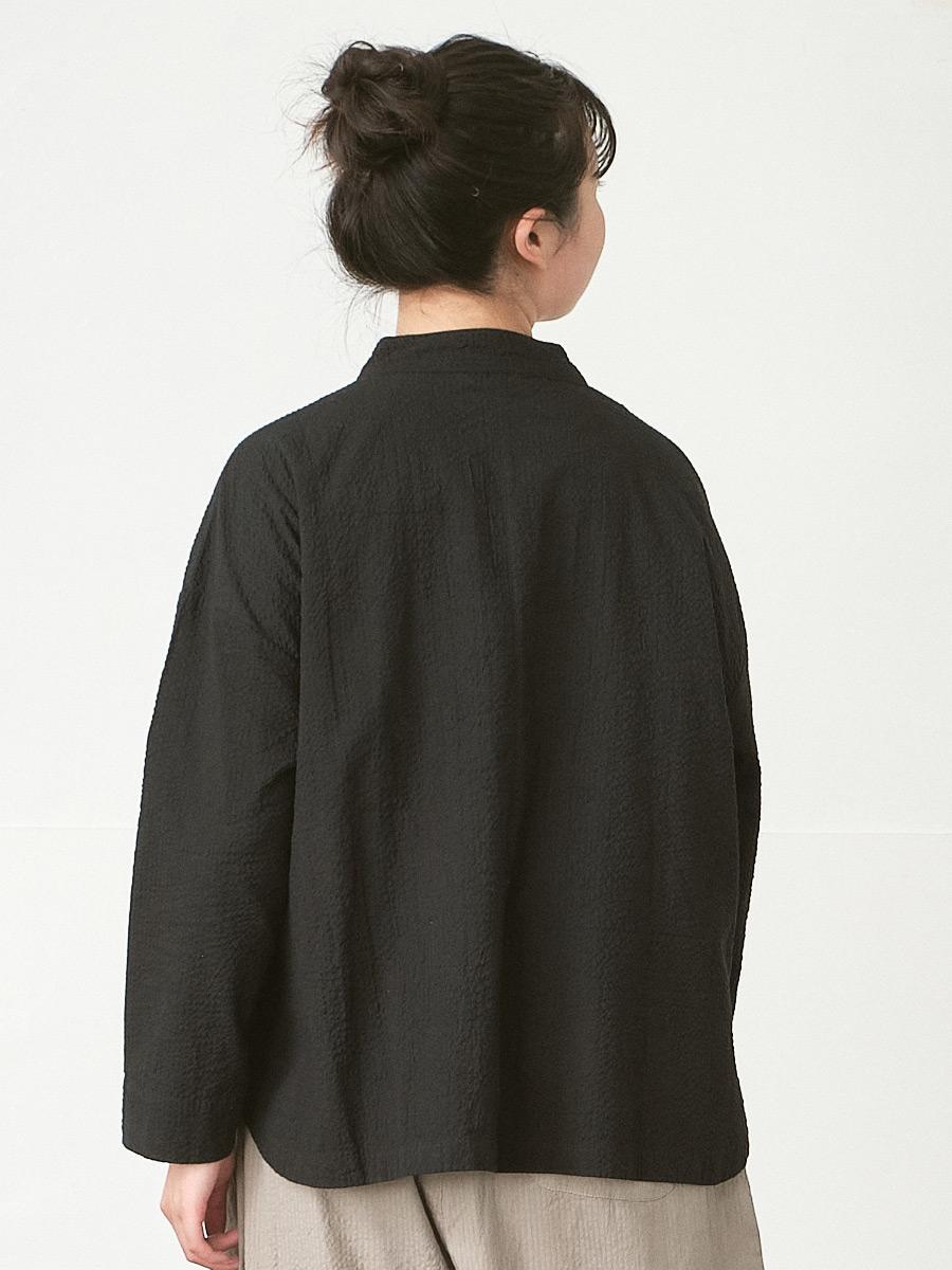 スタンドカラーシャツジャケット