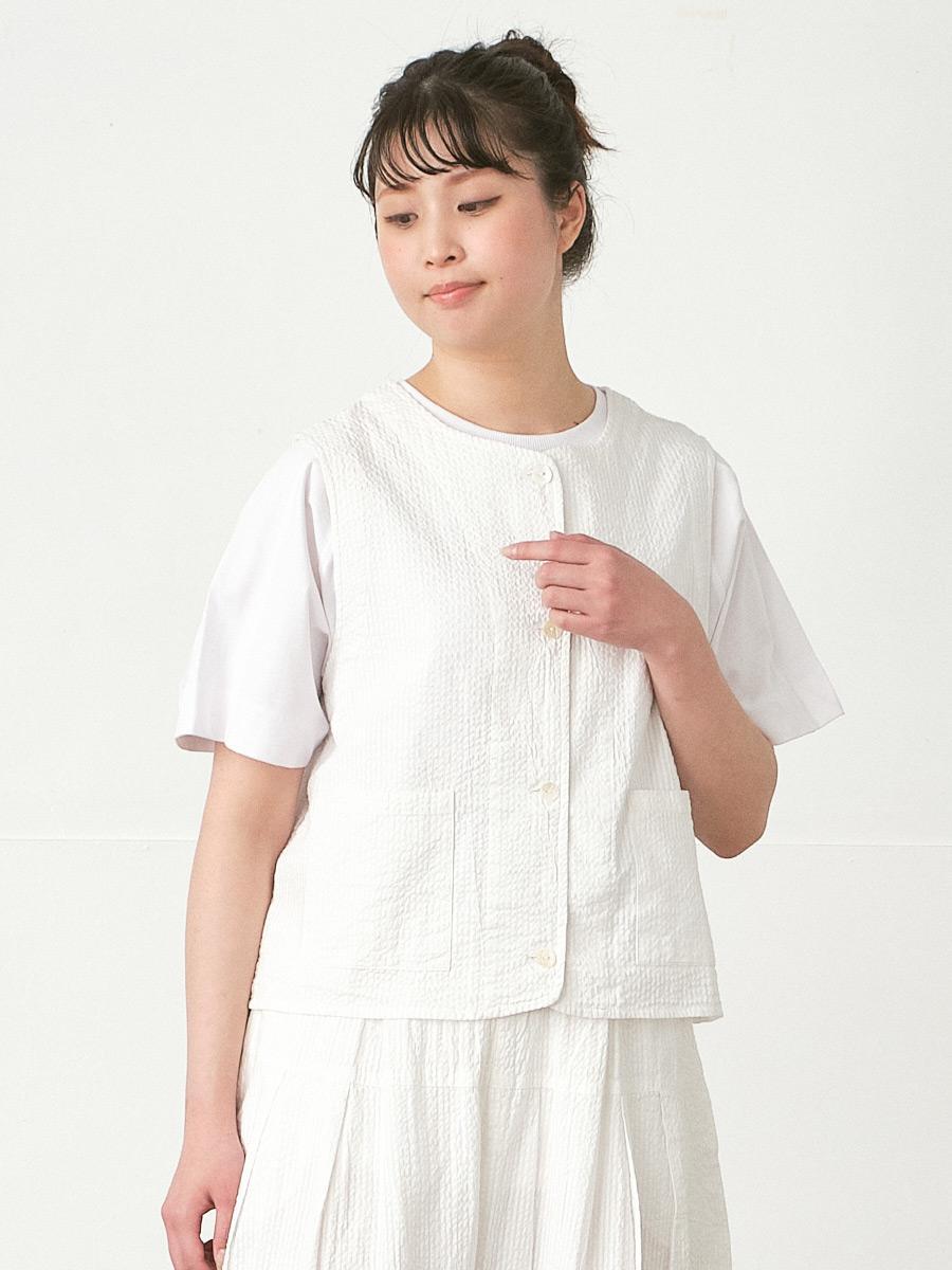前あきポケットベスト