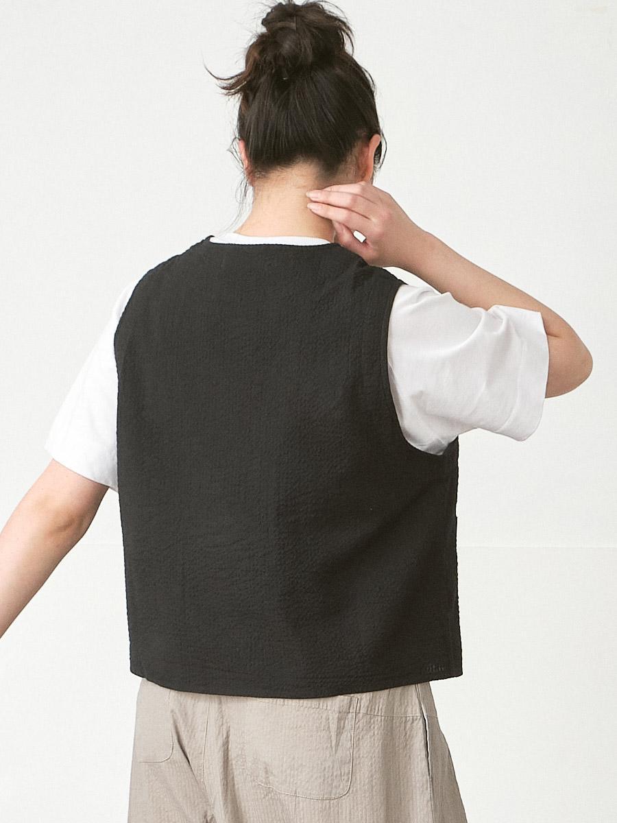 前あきポケットベスト
