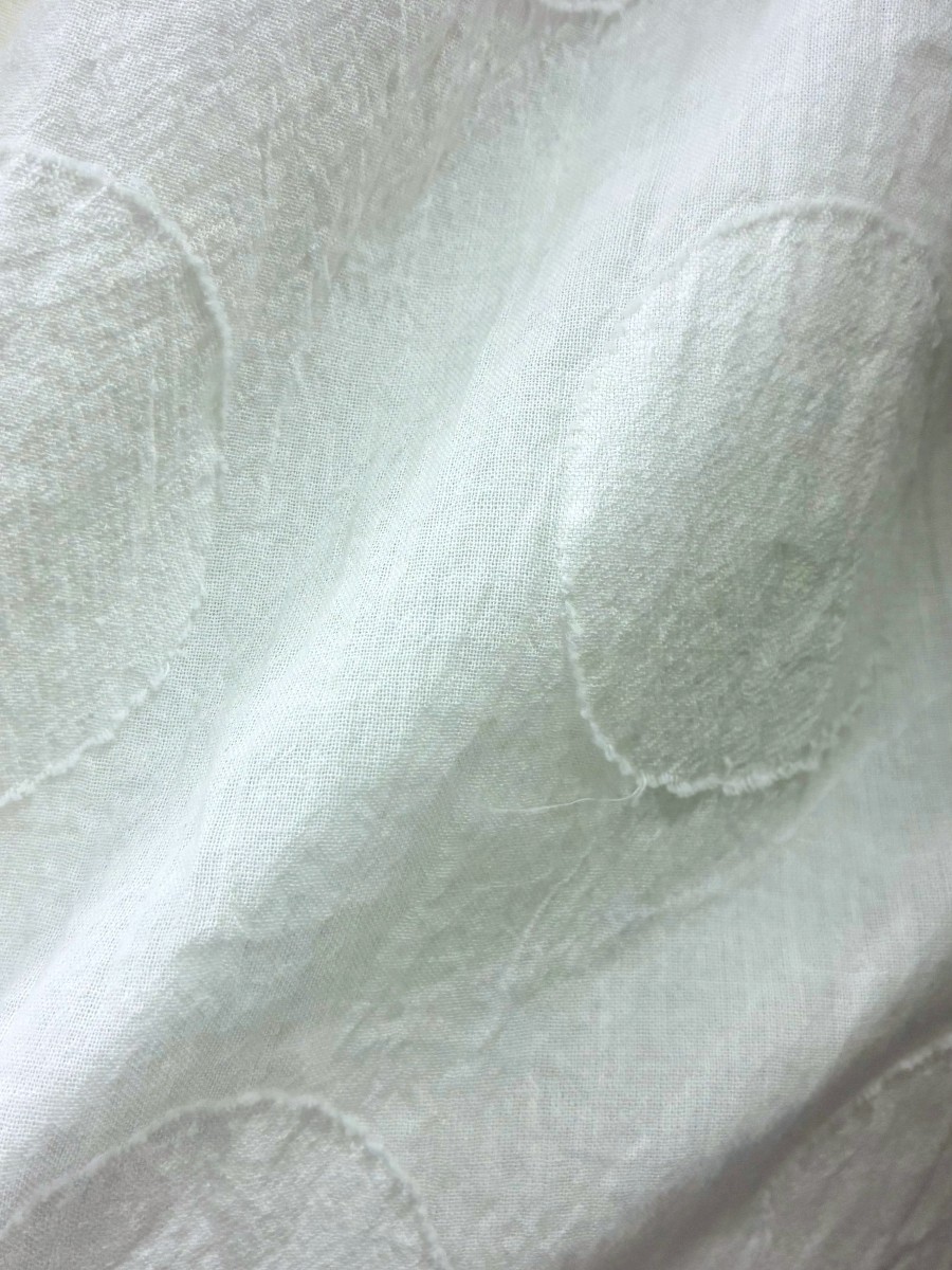 コットンボイルドットジャガード