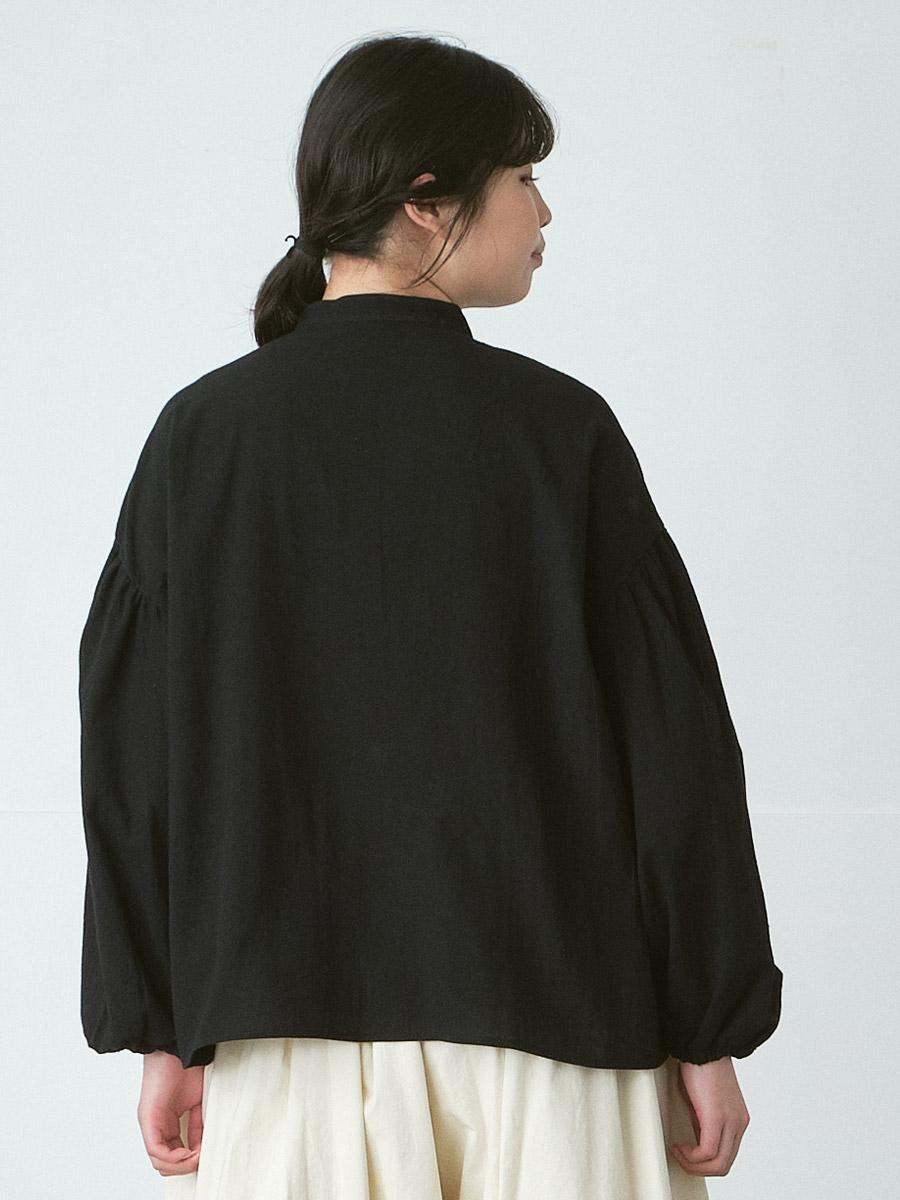 チャイナボタンブラウス