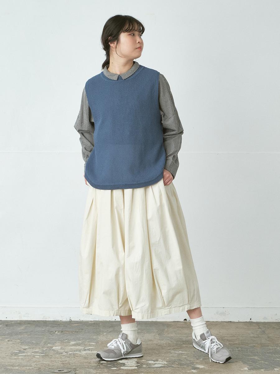 鹿の子あみニット