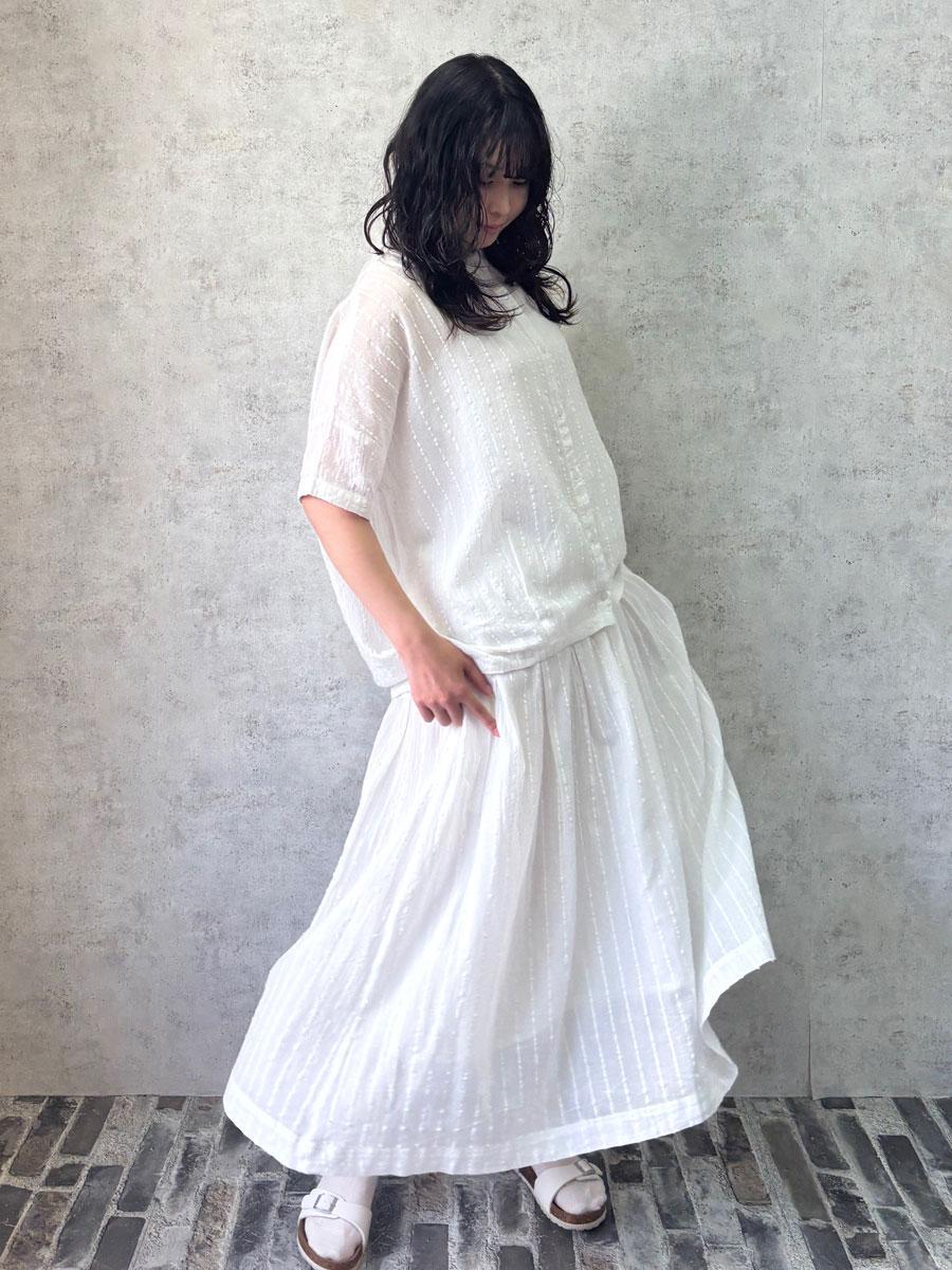 綿ジャガードストライプ