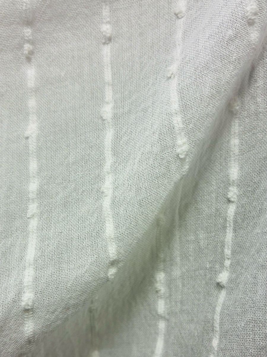 綿ジャガードストライプ