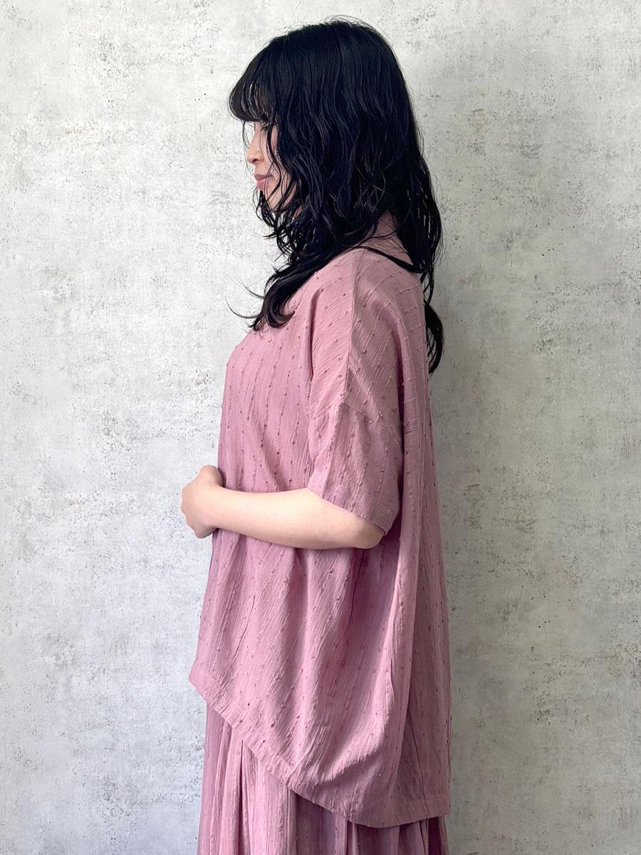 ボリューム袖フレアブラウス