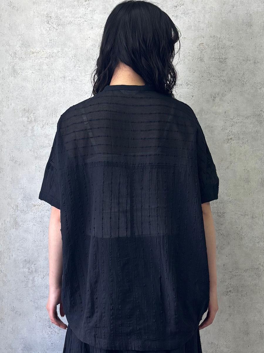 ボリューム袖フレアブラウス