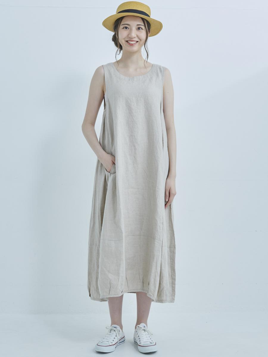 リネンオックスバルーンワンピース キャミop 公式 D G Y Online Store ディージーワイ オンラインストア