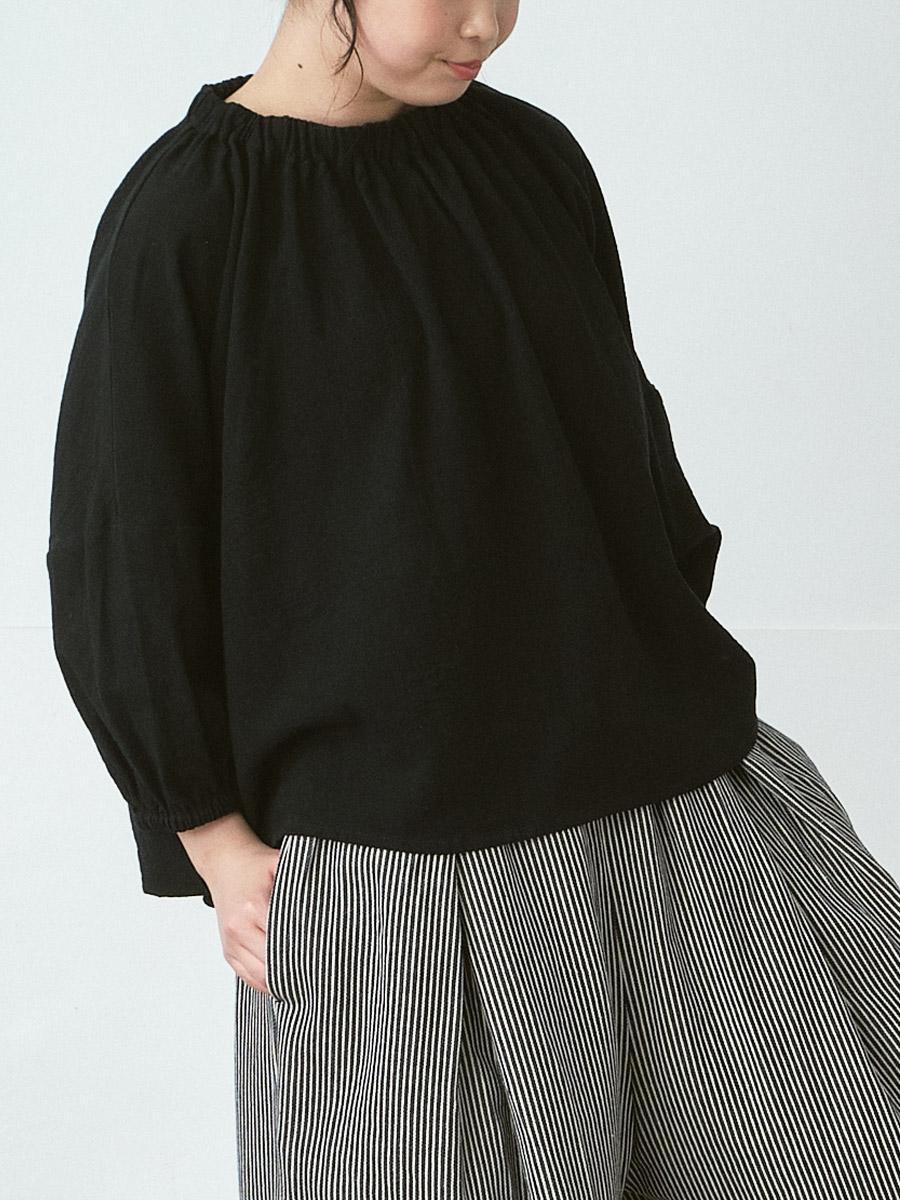 スモックブラウス　綿オックス