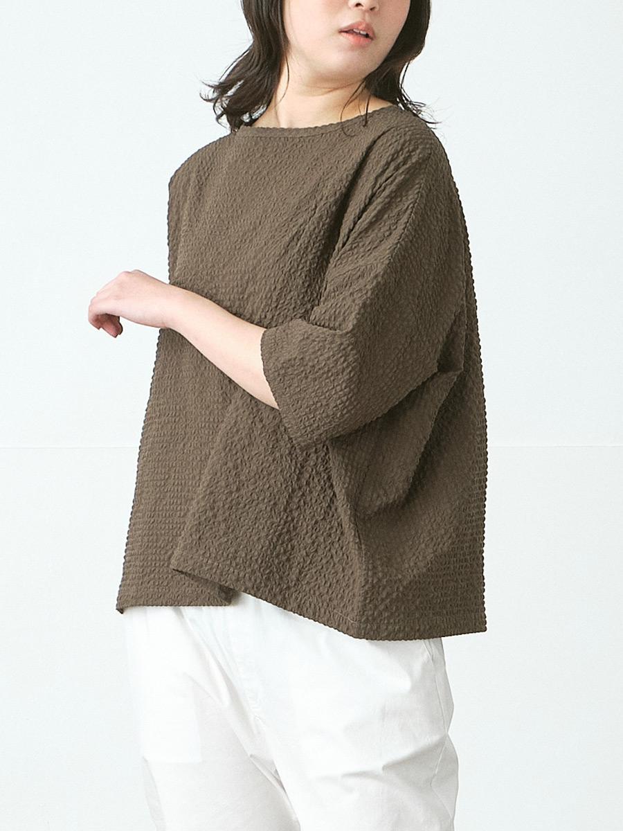 プルオーバーブラウス　Eリップル