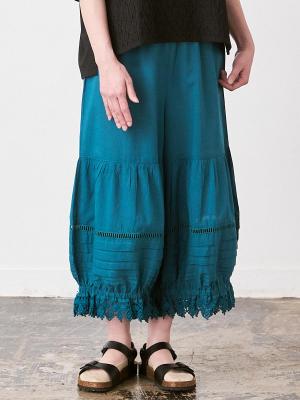 裾ボリュームペチパンツ　ローンキャンブリック | palais 