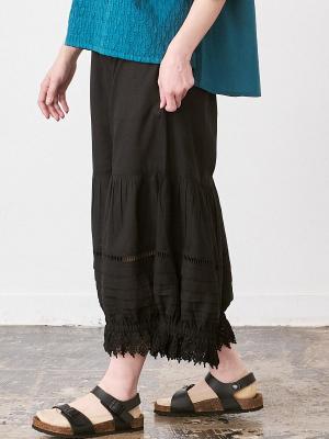 裾ボリュームペチパンツ　ローンキャンブリック | palais 