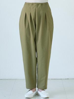 テーパードパンツ　ストレッチツイル