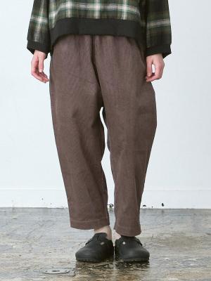 テーパードパンツ 8Wコーデュロイ