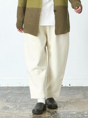 テーパードパンツ ソフトメルトン