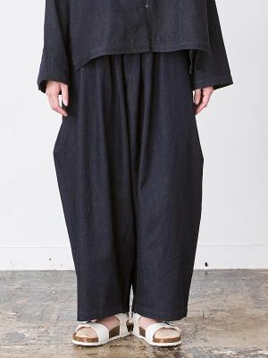 ワイドタックパンツ　8OZデニム