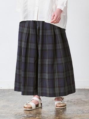 ガウチョパンツ　ドット柄/ストライプ柄/BW柄