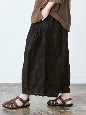 バルーンパンツ 綿オパールドット
