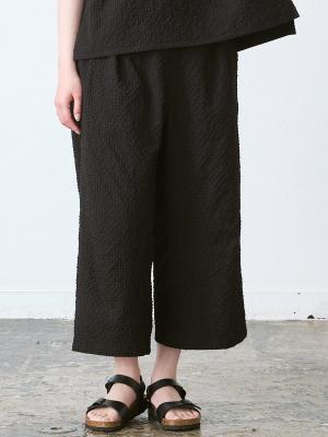 クロップドパンツ　Eリップル