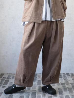 バルーンパンツ 8Wコーデュロイ