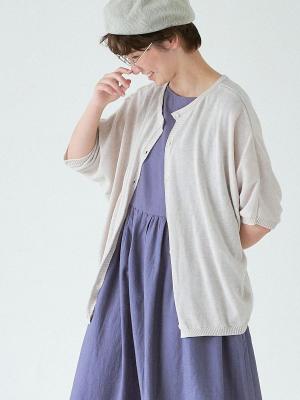 2WAYカーディガン　T/Rニット