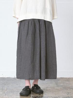 ガウチョパンツ　綿トップWガーゼ
