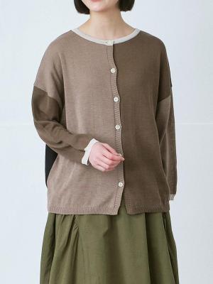 2WAYカーディガン  T/R12G天竺