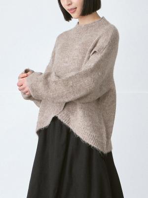 フロントクロスニットプルオーバー