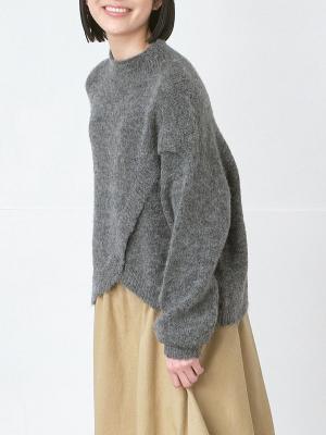 フロントクロスニットプルオーバー