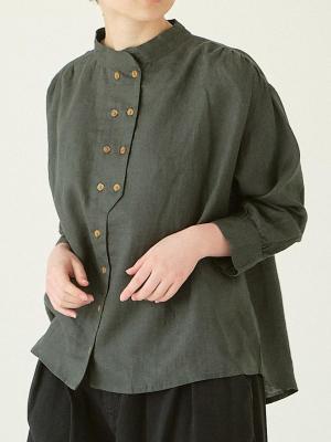 コックブラウス リネンオックス