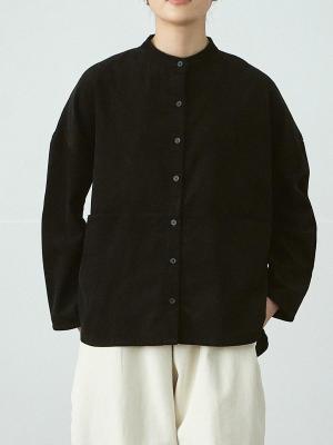 バンドカラーシャツジャケット　16Wコーデュロイ　