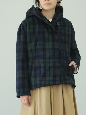 フードジャケット　コットンキャンバス