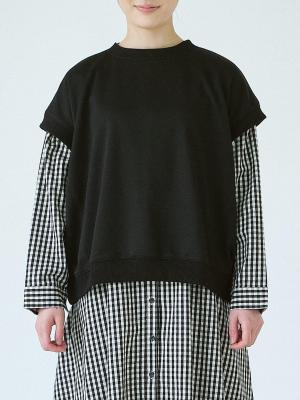 フレンチスリーブプルオーバー T/C裏毛
