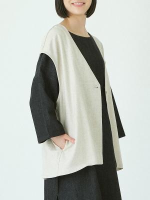 オーバーサイズベスト　L/Cスラブ