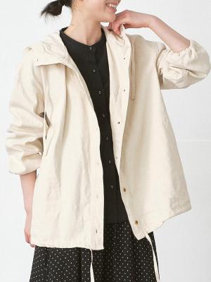 フードジャケット 11オンスコットン混デニム