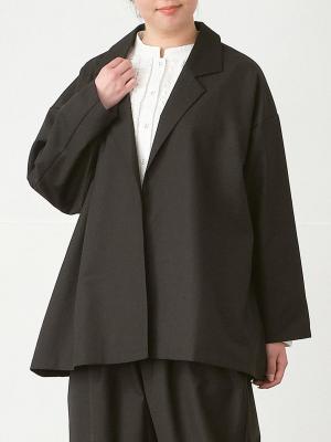 ボタンレスジャケット　T/Rサージ