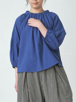 スモックブラウス　綿オックス