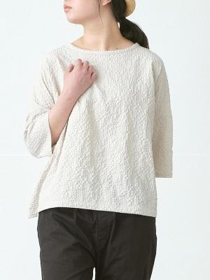 プルオーバーブラウス　Eリップル