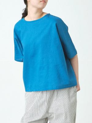 プルオーバーブラウス　リネンコットン