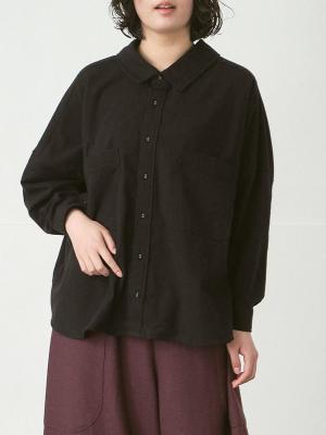 前後デザインブラウス コットンネル