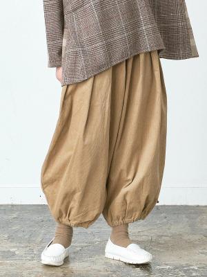 裾ゴムボリュームパンツ 太畝コーデュロイ | Patro'n et D*g*y