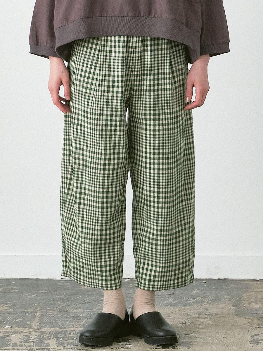 テーパードパンツ 綿ビエラチェック | パンツフルレングス | 【公式】D