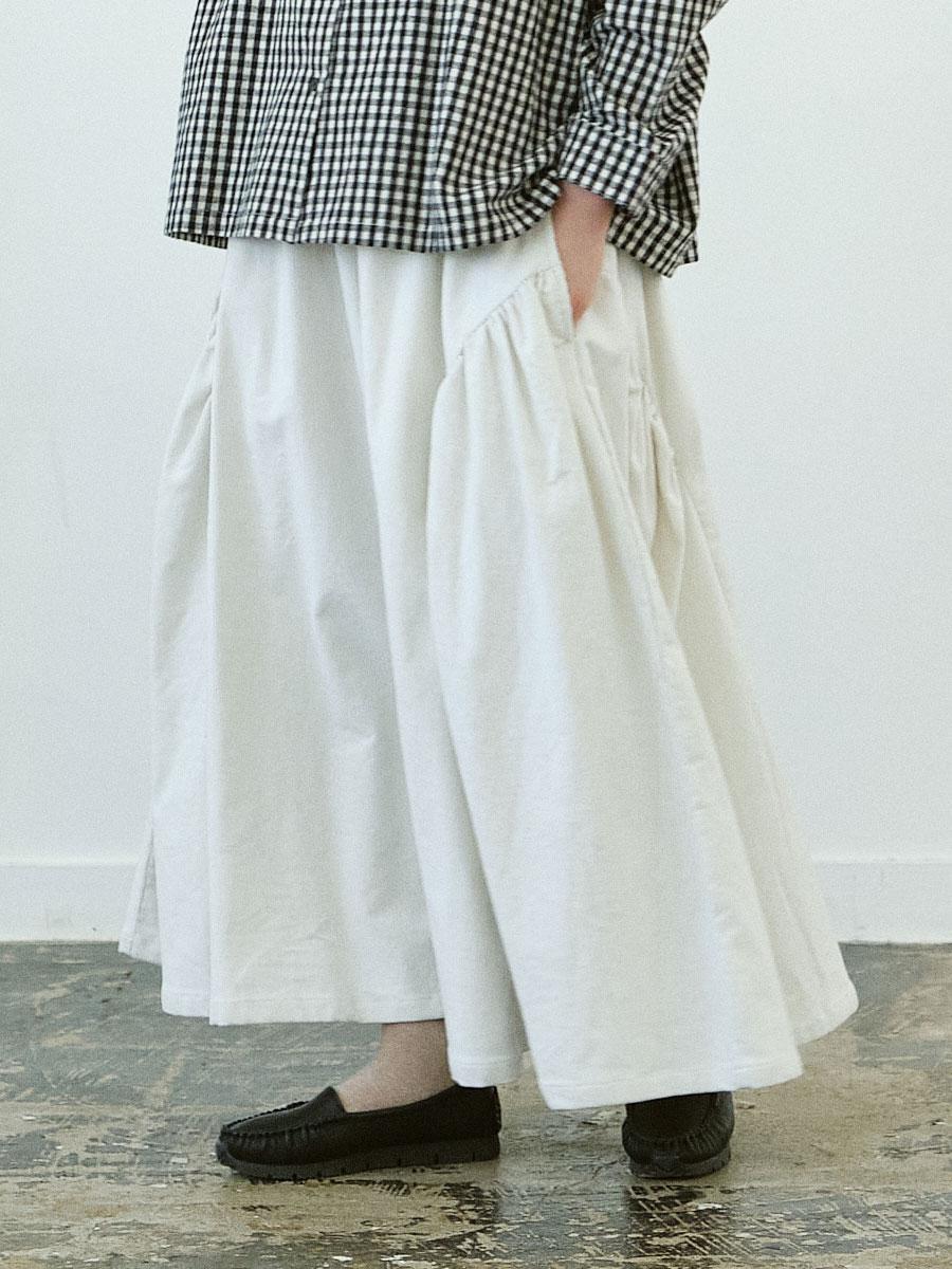 キリカエギャザースカート ストレッチコール | SKロング | 【公式】D*g