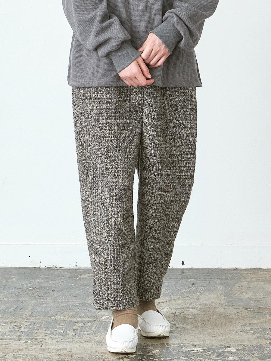 テーパードパンツ ウール混ツイード | パンツフルレングス | 【公式】D