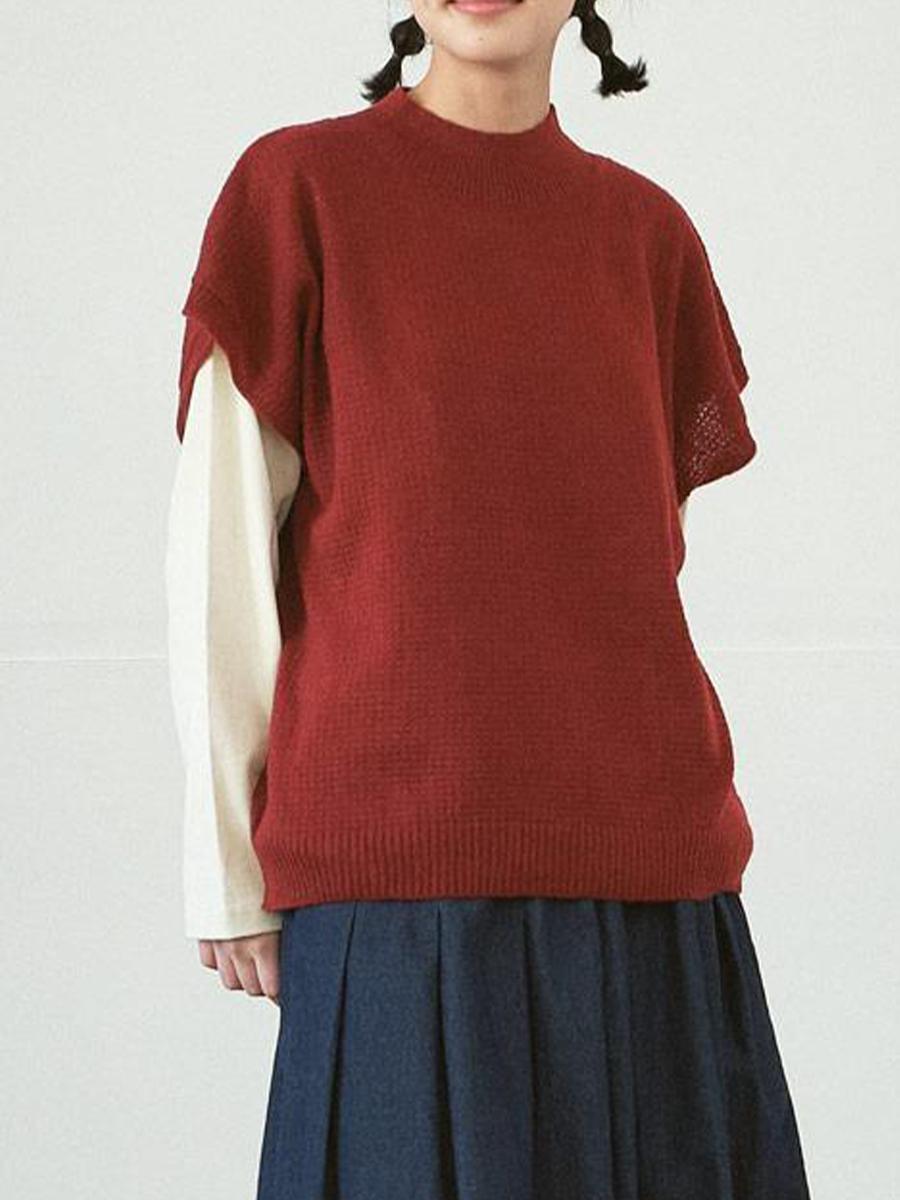 モックネックニットベスト AC/N/Wラーベン柄 | ニット | 【公式】D*g*y