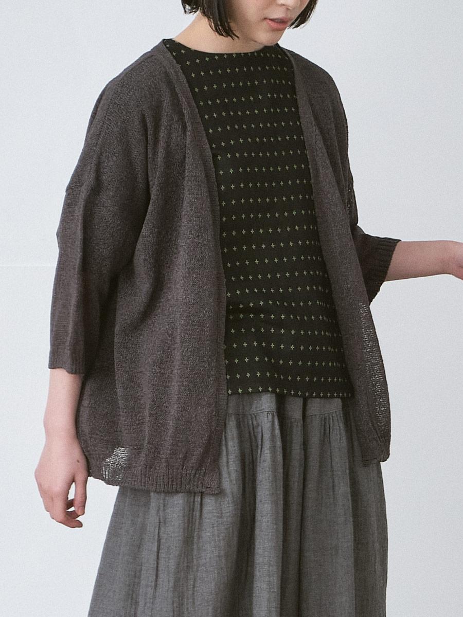 ショールカーディガン 和紙天竺 | ニット | 【公式】D*g*y ONLINE