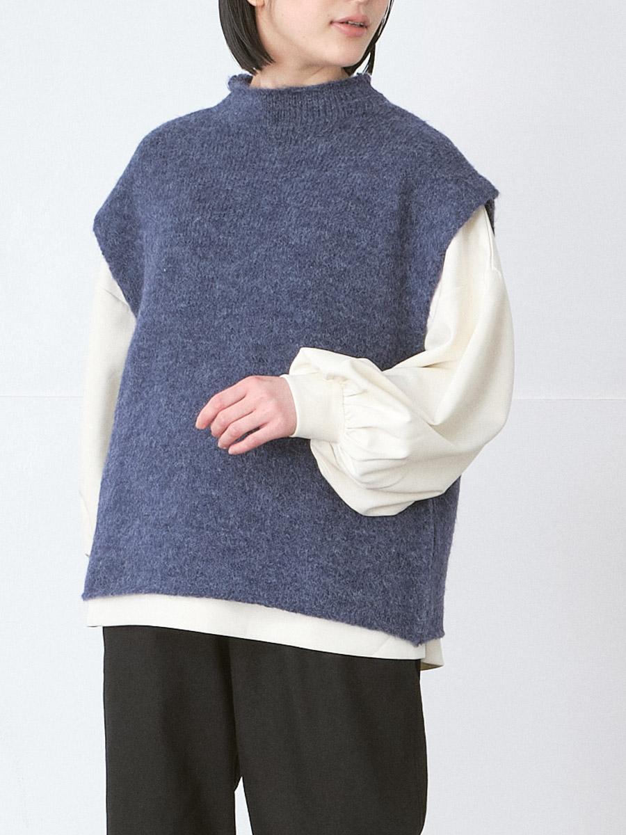 プルオーバーニットベスト 3ゲージキャメルライク | ニット | 【公式