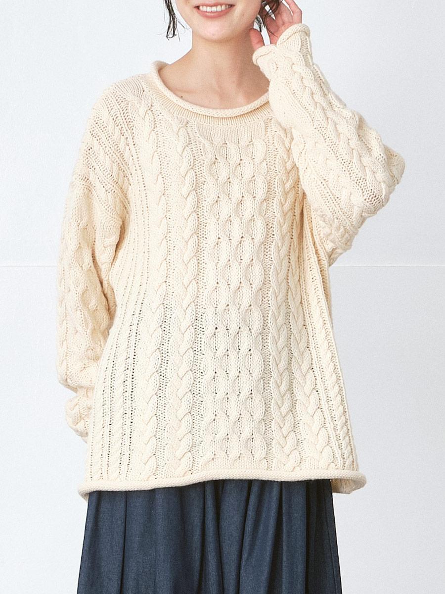ケーブル編みニットプルオーバー | ニット | 【公式】D*g*y ONLINE