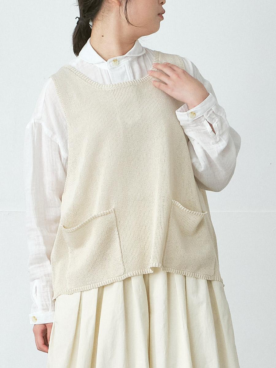 前ポケットニットベスト | ニット | 【公式】D*g*y ONLINE STORE 前ポケットニットベスト | ニット | 【公式】D*g*y ONLINE STORE